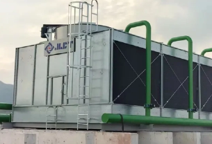 เปิดเทียบกับ ประสิทธิภาพหอคอยระบายความร้อนแบบตัดขวาง